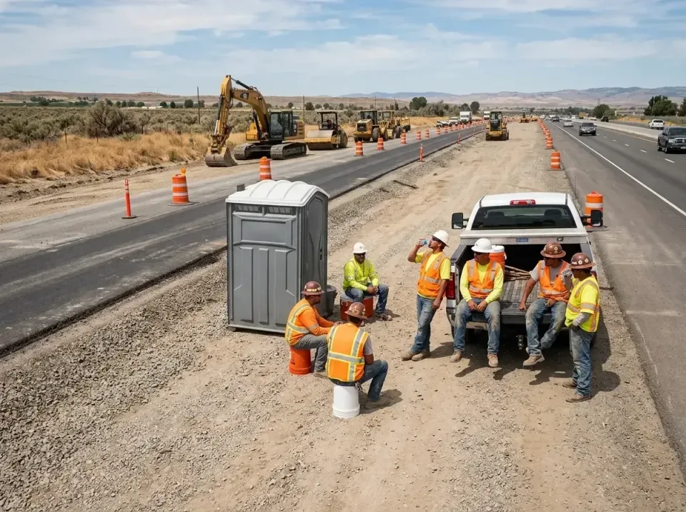 highway-road-construction-crew-007 — frequently asked questions, Porta Potty and Restroom Rentals in Salton City, CA